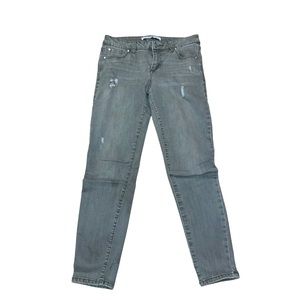 Celebrity Pink Mid Rise Ankle Skinny distressed jeans